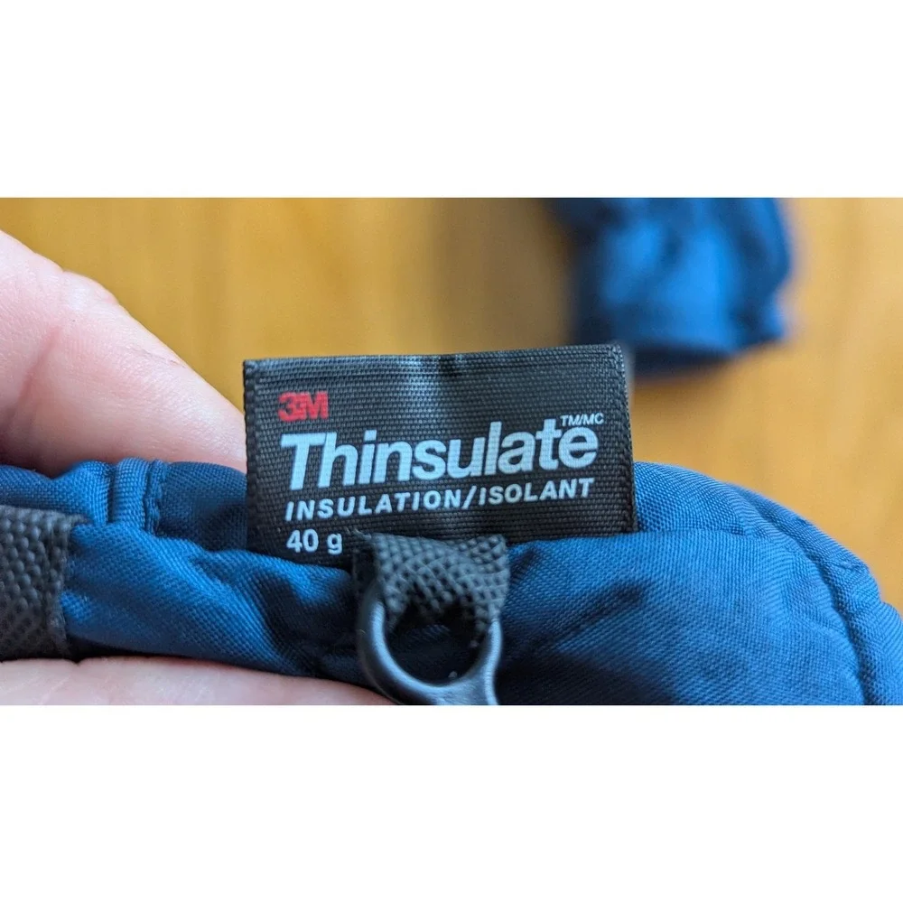 Kids Navy‎ Blue 3M Thinsulate Insulated Winter Mittens 40g Warm Snow Mitts